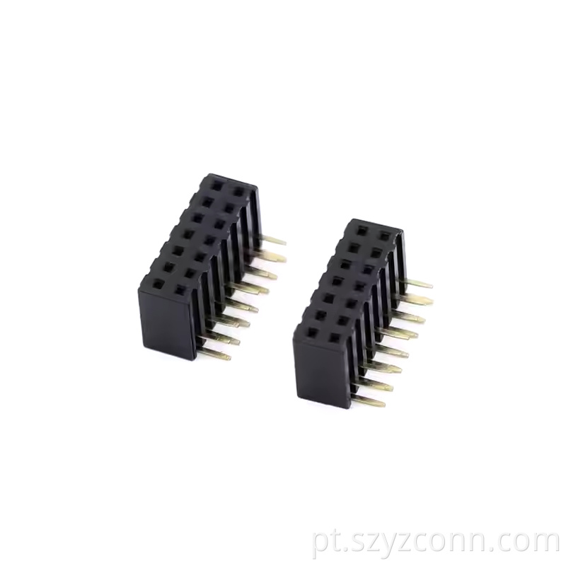 2.0mm Pitch Female Header Dual Row Right Angle H7.2mm 22P-240P (4)